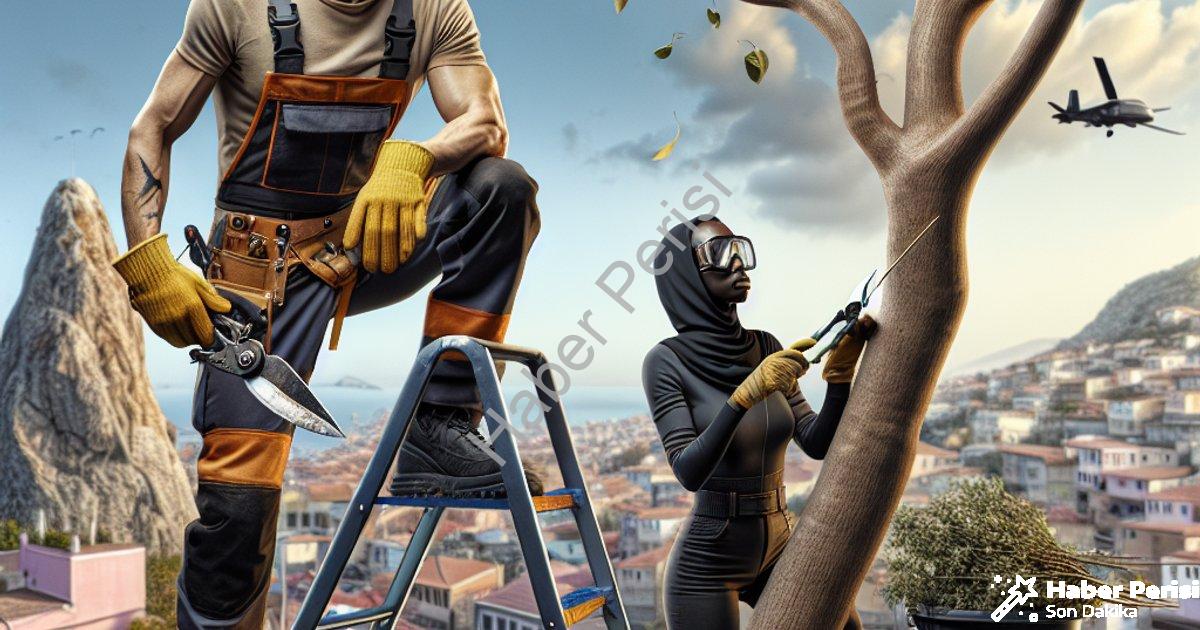 "Afyonkarahisar’da Ağaç Budama Çalışmaları İçin Önemli Uyarı" başlıklı haber için fotorealistik, pro