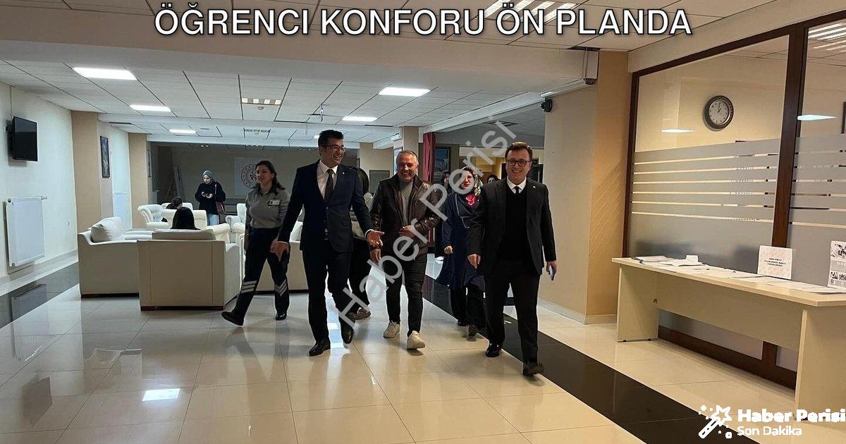 "Kütahya'da KYK Yurtlarına Sıkı Denetim: Öğrenci Konforu Ön Planda" başlıklı haber için fotorealisti