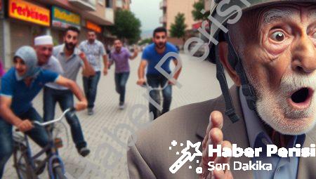 Denizli’de Kask Yerine Miğfer Takan Dede Görenleri Şaşırttı