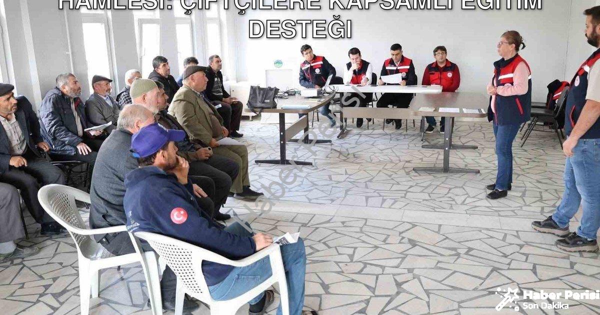 "Afyonkarahisar'da Tarımsal Üretim Hamlesi: Çiftçilere Kapsamlı Eğitim Desteği" başlıklı haber için