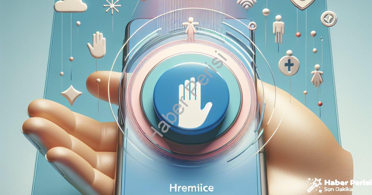 "Emniyetten Hayati Uyarı: KADES ile Şiddete Karşı Tek Tuşla Koruma" başlıklı haber için fotorealisti