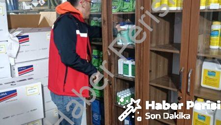 Uşak’ta Zirai İlaç Bayilerine Sıkı Takip: Denetimler Hız Kesmiyor