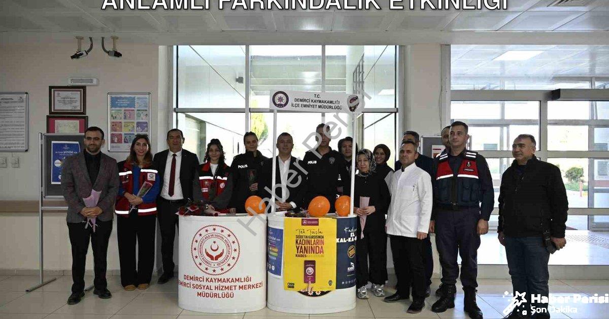 "Demirci’de Kadına Şiddetle Mücadele İçin Anlamlı Farkındalık Etkinliği" başlıklı haber için fotorea