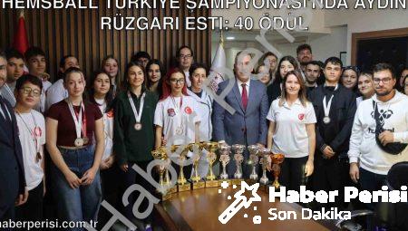 Hemsball Türkiye Şampiyonası’nda Aydın Rüzgarı Esti: 40 Ödül