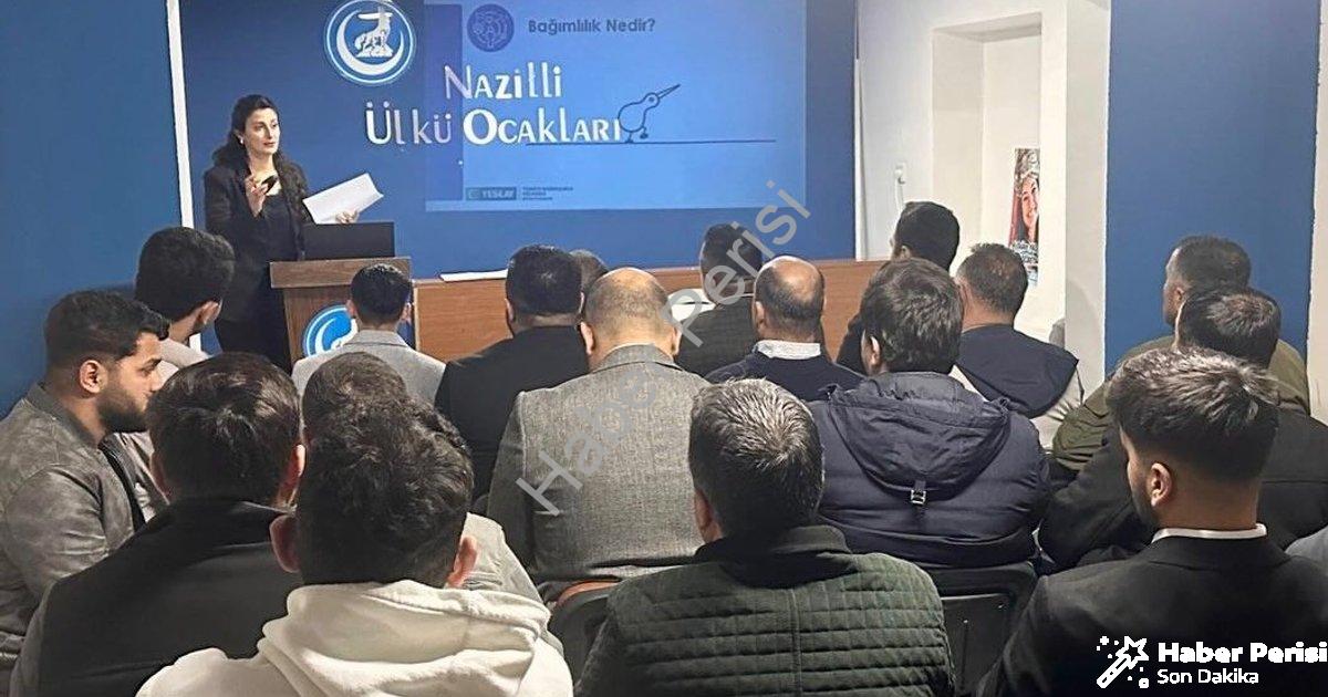 "Nazilli Ülkü Ocakları'ndan Gençlere Hayati Uyarı: Madde Bağımlılığı Semineri" başlıklı haber için f