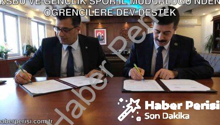 KSBÜ ve Gençlik Spor İl Müdürlüğü’nden Öğrencilere Dev Destek