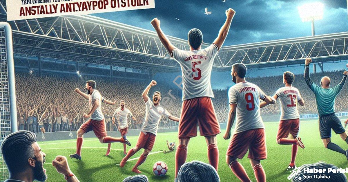 "Göztepe Deplasman Fatihi Oldu: Antalyaspor Engelini de Aştı" başlıklı haber için fotorealistik, pro