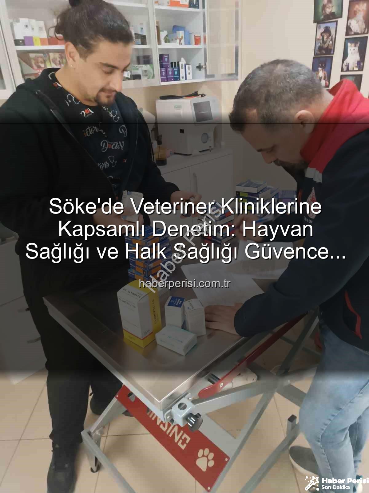 veteriner klinik denetimi - Söke'de Veteriner Kliniklerine Kapsamlı Denetim: Hayvan Sağlığı ve Halk Sağlığı Güvence Altında!