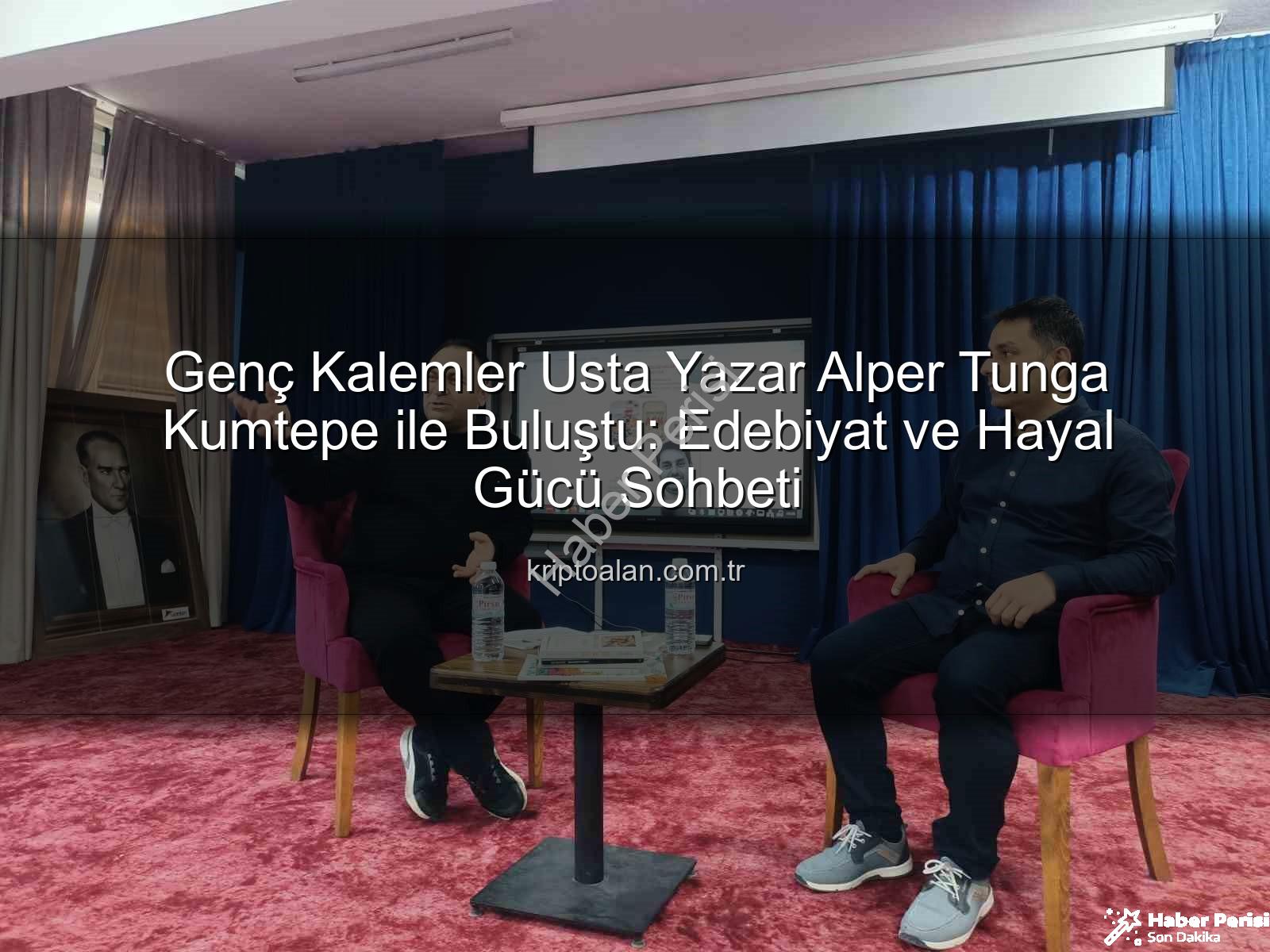 yazar Alper Tunga Kumtepe - Genç Kalemler Usta Yazar Alper Tunga Kumtepe ile Edebiyatın İzinde Buluştu: Manisa'da İlham Dolu Gün