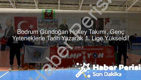 Bodrum Gündoğan Hokey Takımı, Genç Yeteneklerle Tarih Yazarak 1. Lige Yükseldi!