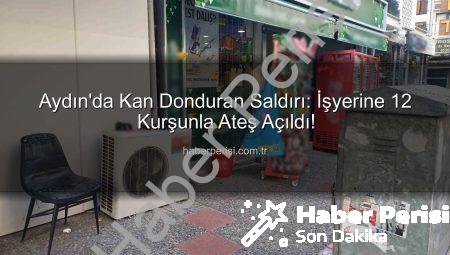 Aydın’da Kan Donduran Saldırı: İşyerine 12 Kurşunla Ateş Açıldı!