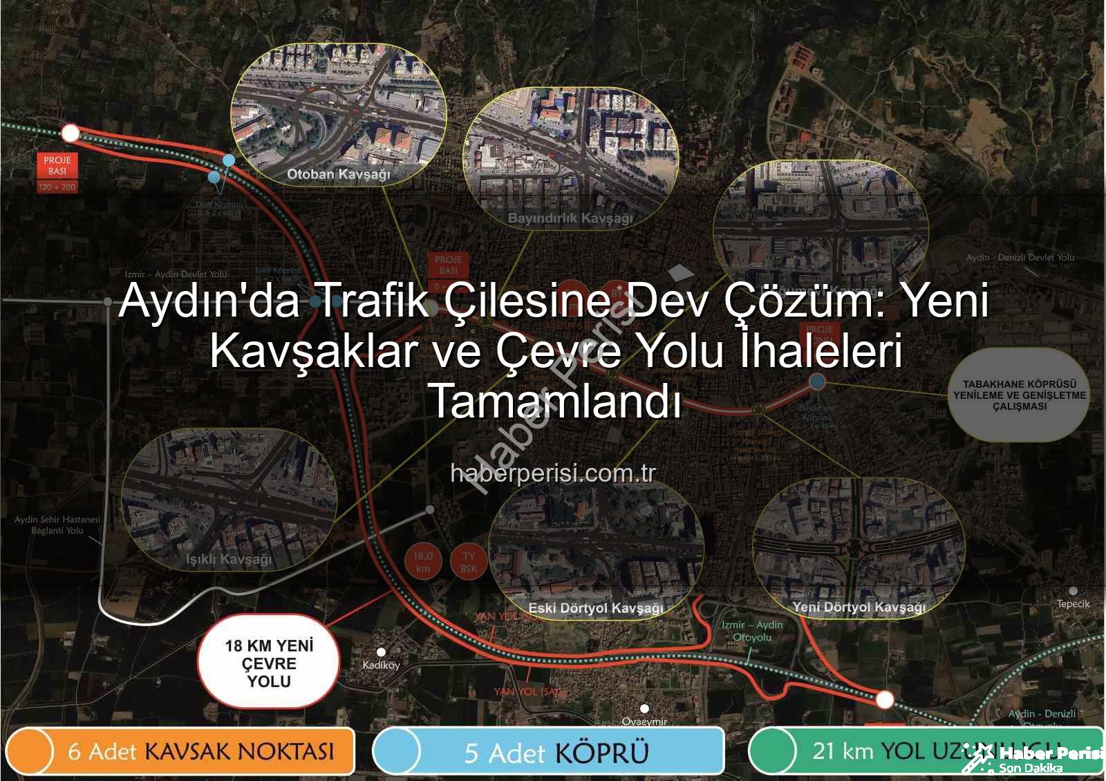 Aydın trafik sorunu - Aydın'da Trafik Çilesine Dev Çözüm: Yeni Kavşaklar ve Çevre Yolu İhaleleri Tamamlandı